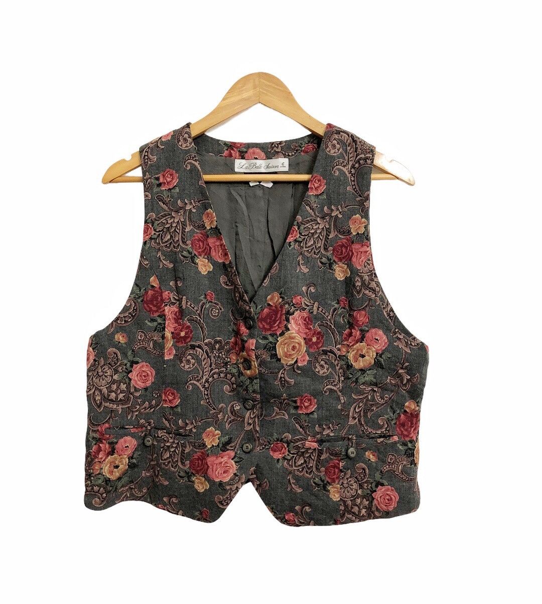 Vintage La Belle Saison Custom Vest by Josef Otten Size 38R - 7 Thumbnail
