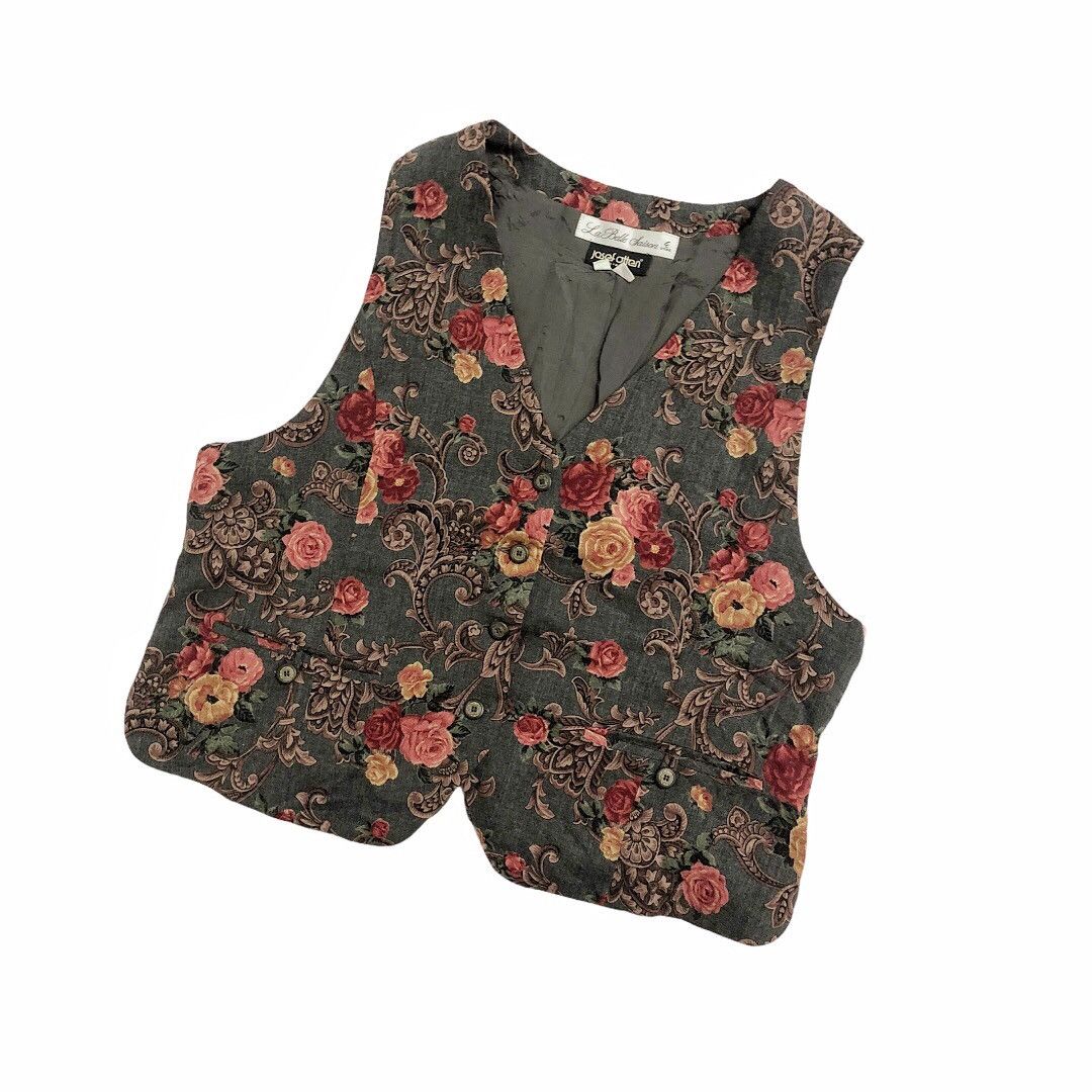 Vintage La Belle Saison Custom Vest by Josef Otten Size 38R - 2 Thumbnail