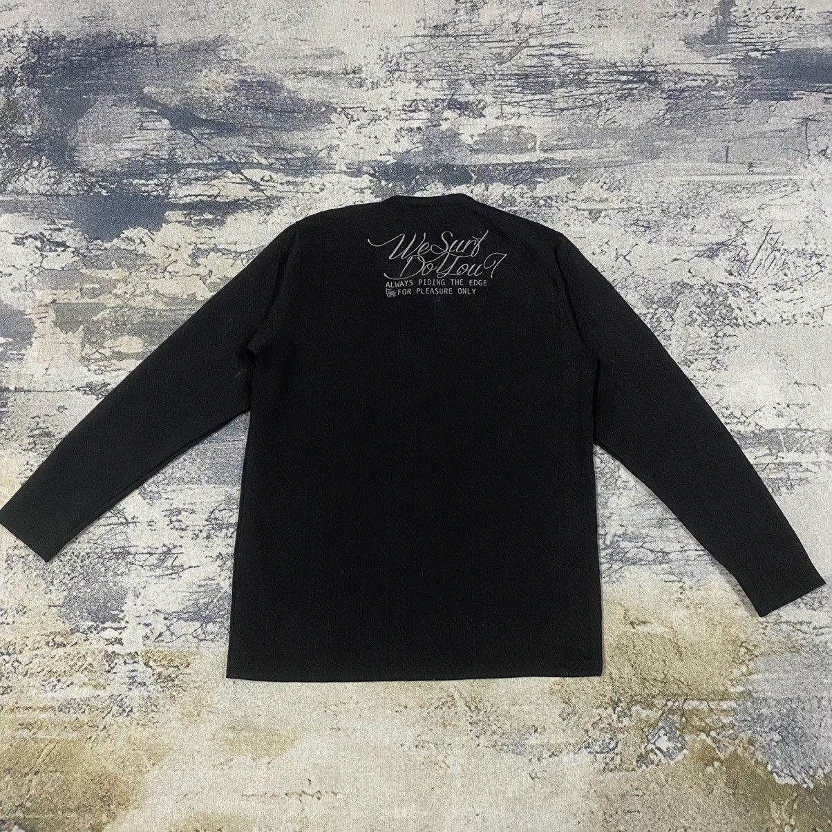 Gotcha × Vintage Vintage Gotcha Surfing Cable Black Long Sleeve Size US M / EU 48-50 / 2 - 7 Thumbnail