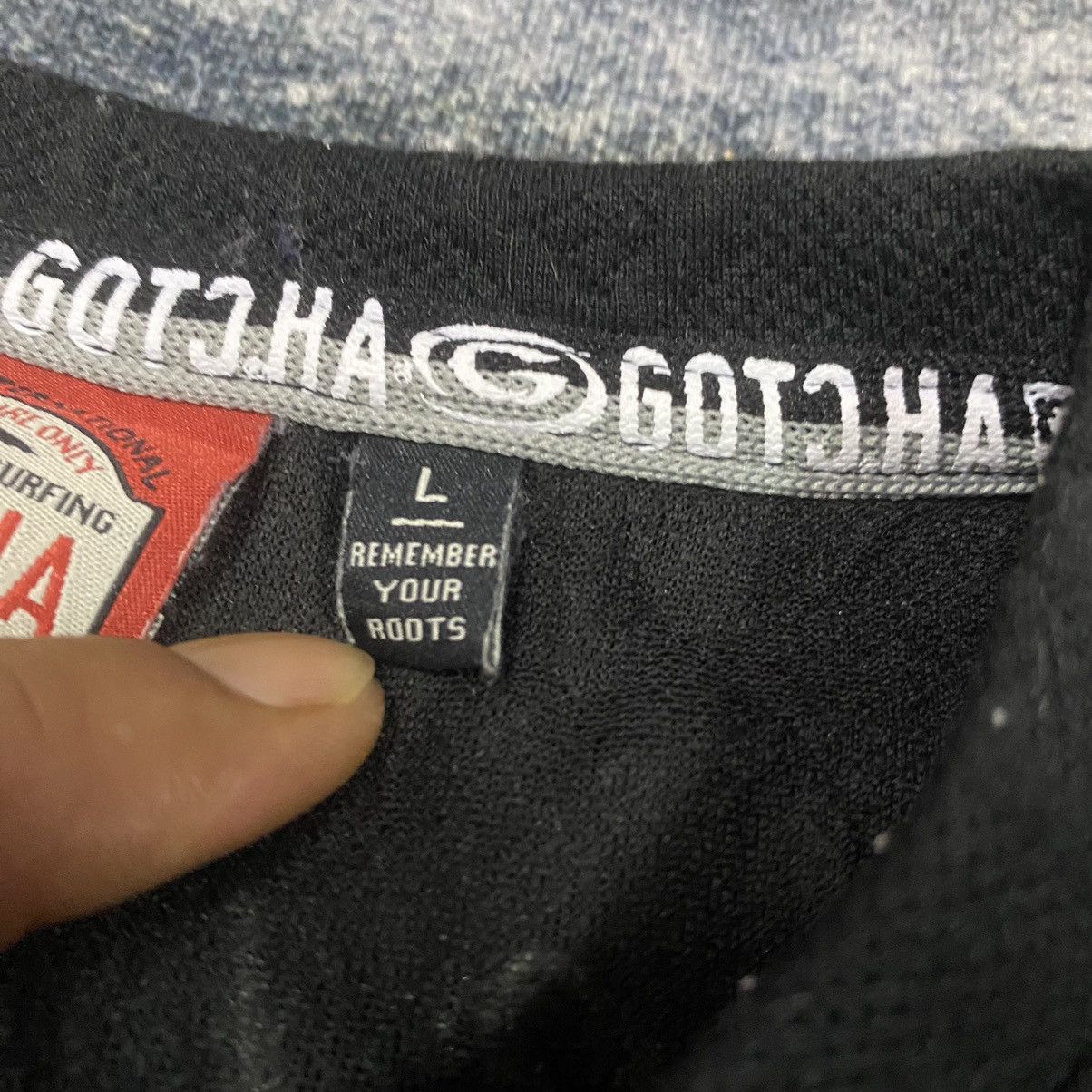 Gotcha × Vintage Vintage Gotcha Surfing Cable Black Long Sleeve Size US M / EU 48-50 / 2 - 5 Thumbnail