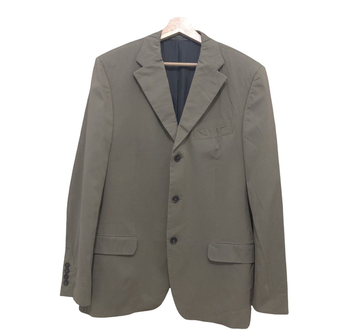 Gucci Vintage Gucci Rayon Three Button up Coat Size US M / EU 48-50 / 2 - 1 Thumbnail