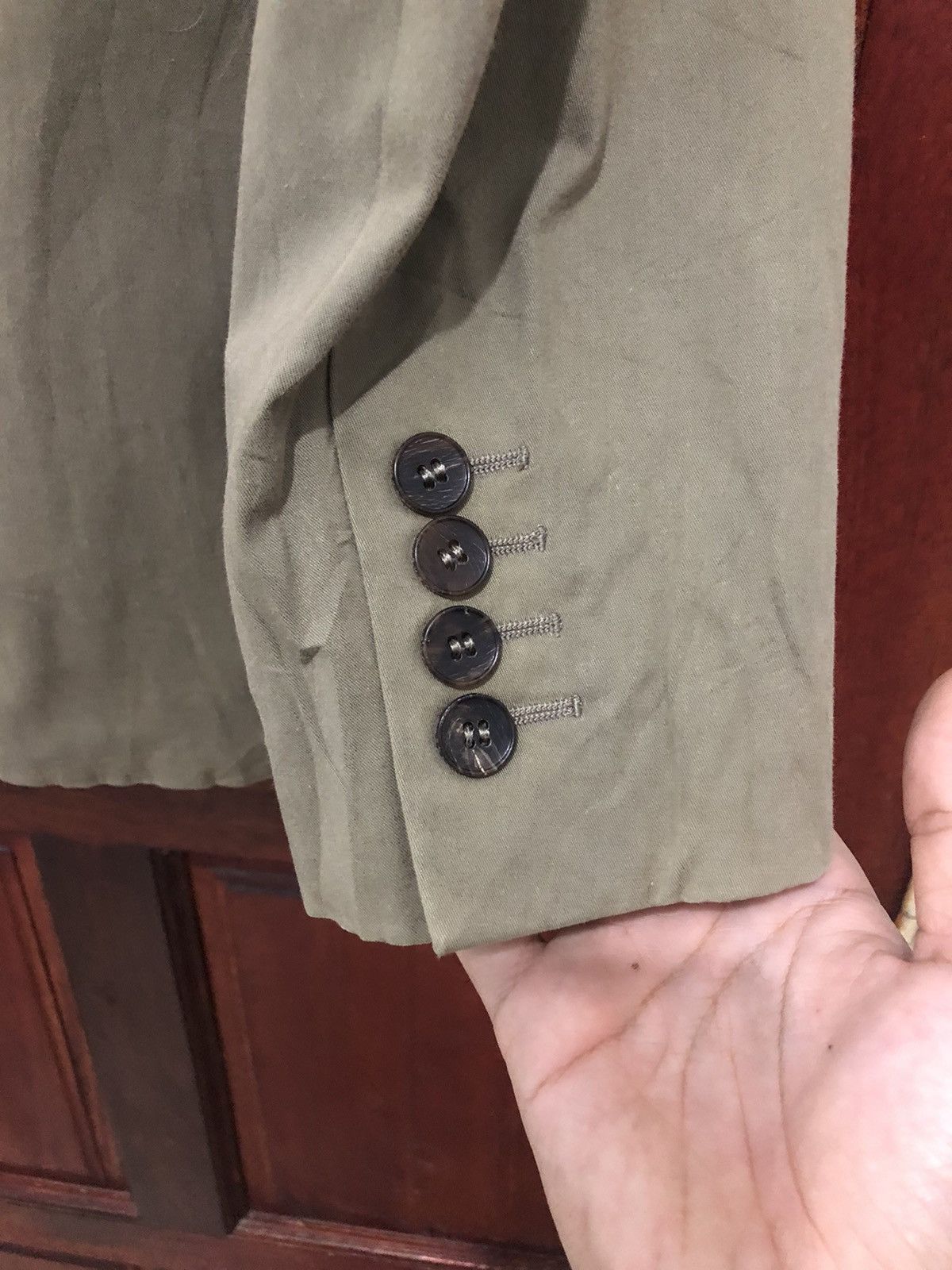 Gucci Vintage Gucci Rayon Three Button up Coat Size US M / EU 48-50 / 2 - 4 Thumbnail