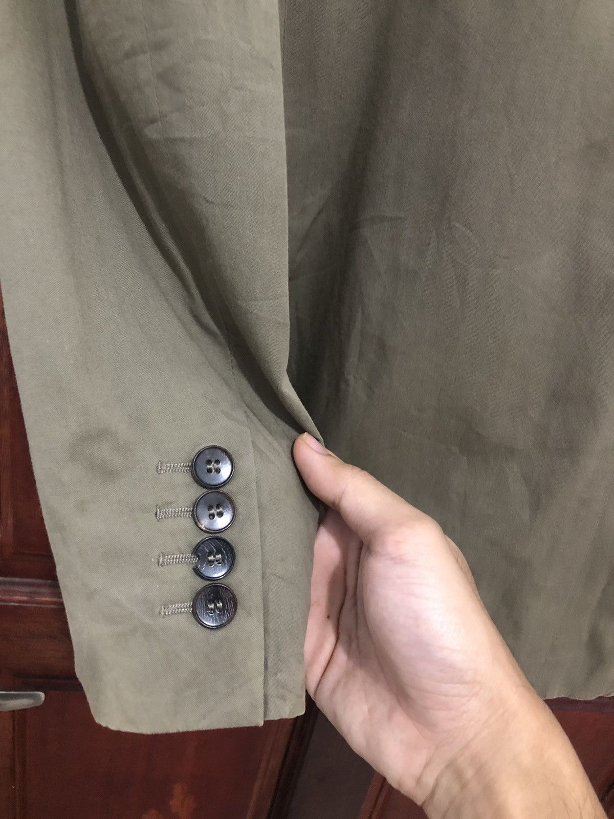 Gucci Vintage Gucci Rayon Three Button up Coat Size US M / EU 48-50 / 2 - 5 Thumbnail