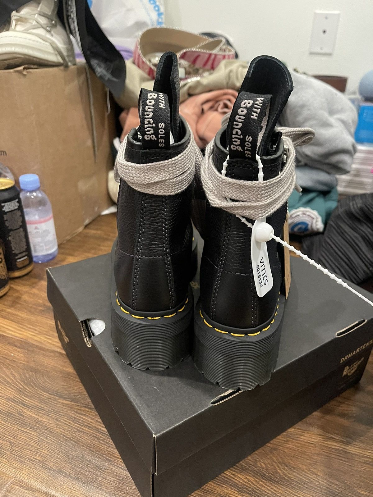 Dr. Martens × Rick Owens Rick Owens x Dr Martens SZ. 6 women/5 men (odd sizing DM me) Size US 5 / EU 37 - 8 Thumbnail