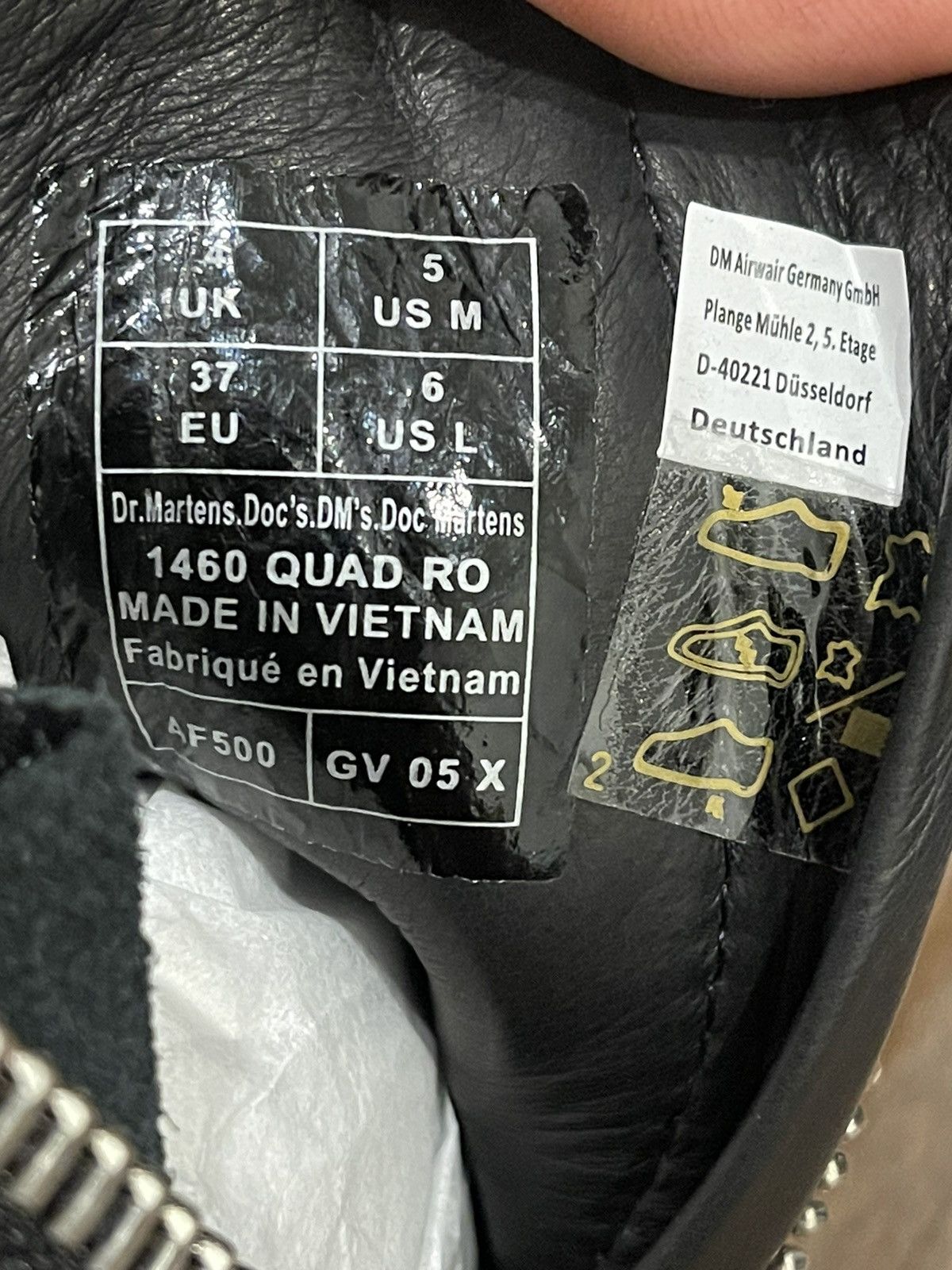 Dr. Martens × Rick Owens Rick Owens x Dr Martens SZ. 6 women/5 men (odd sizing DM me) Size US 5 / EU 37 - 14 Thumbnail