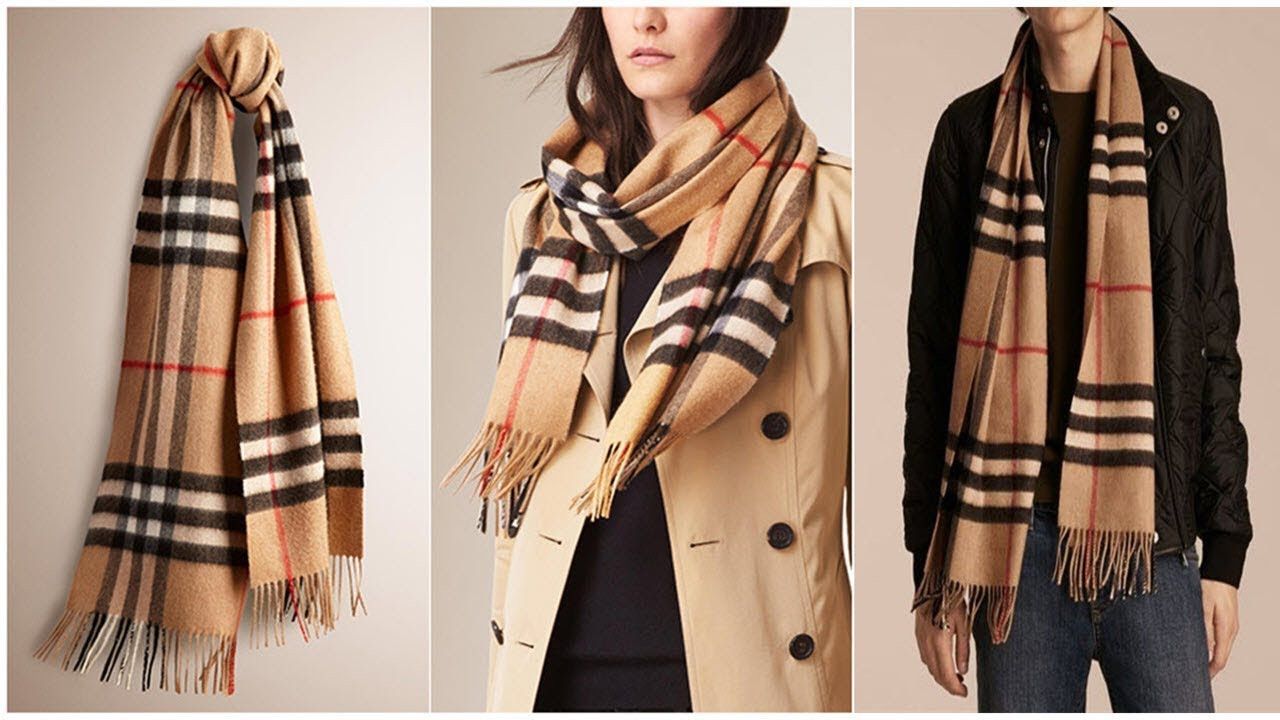 Burberry × Other × Vintage Burberrys Scarf/Muffler/bandana nova check 100% cashmere Size ONE SIZE - 1 Thumbnail