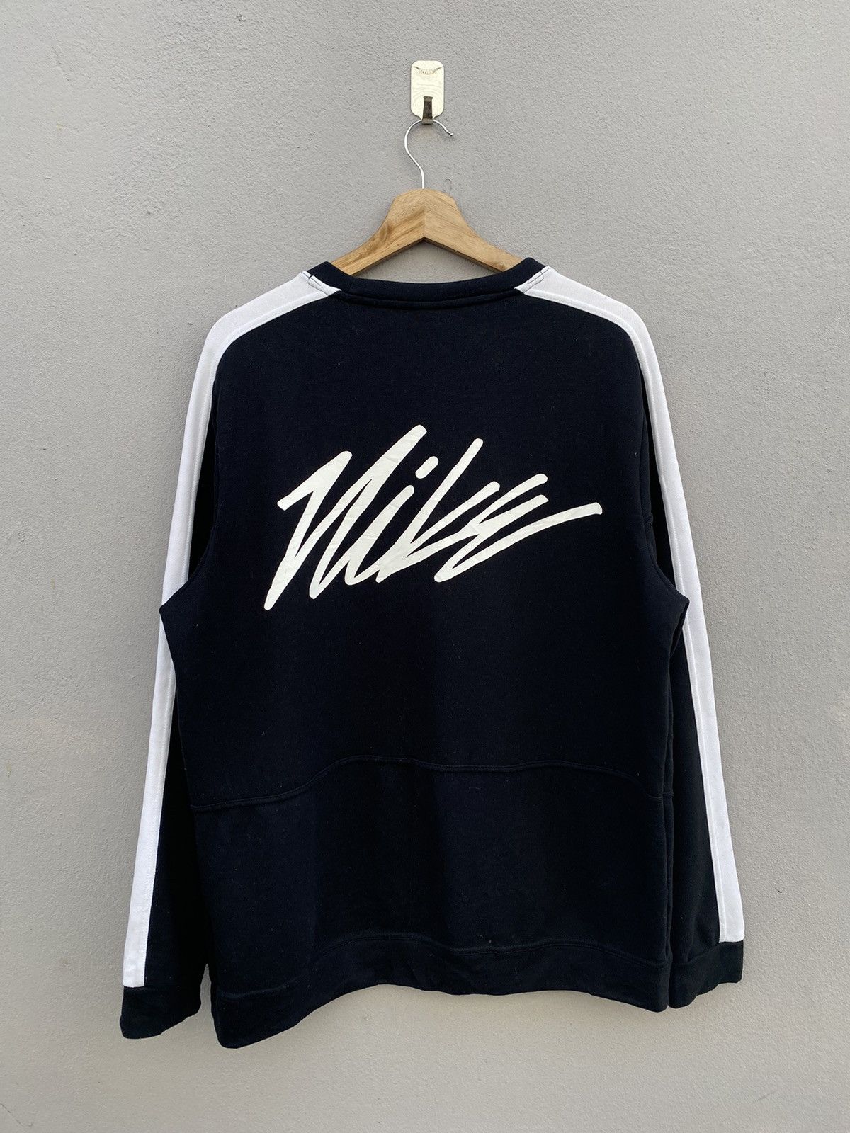 Nike 💥ARCHIVED💥 NIKE Multi Swoosh Nylon Pocket Large Jumper Size US L / EU 52-54 / 3 - 6 Thumbnail