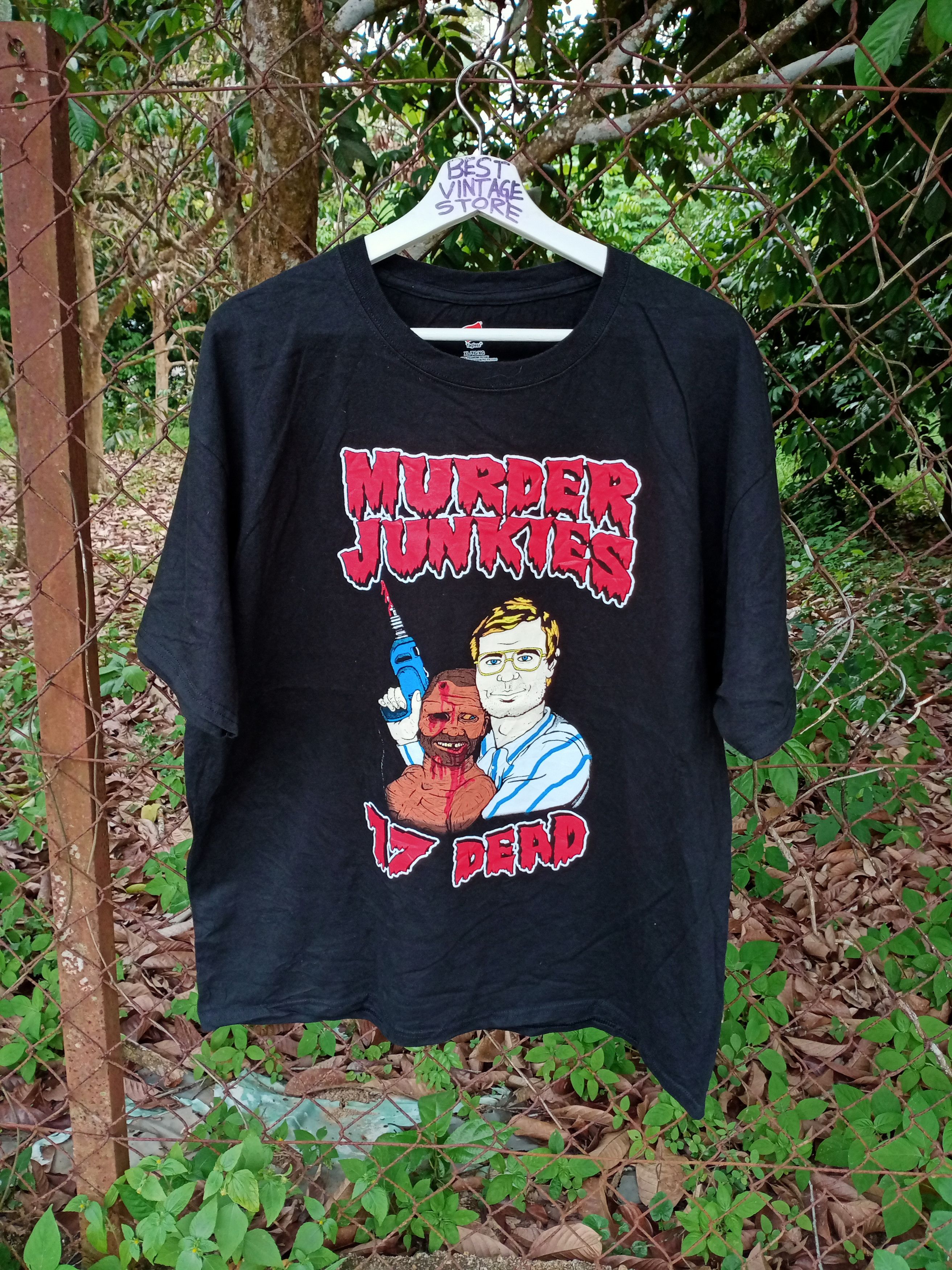 Band Tees Vintage Murder junkies 17 dead Band Tshirt Size US L / EU 52-54 / 3 - 1 Thumbnail