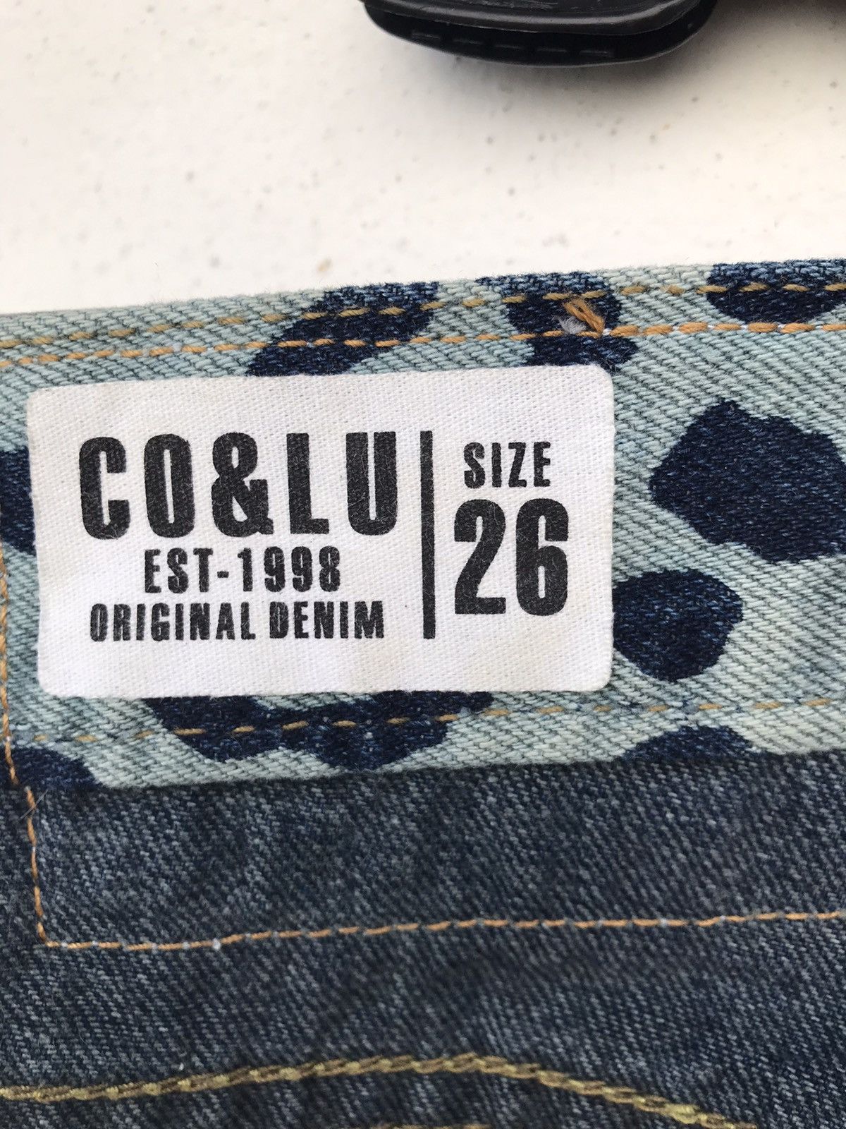 Japanese Brand Co & Lu Nice Design Denim Pants Size 31" - 8 Thumbnail