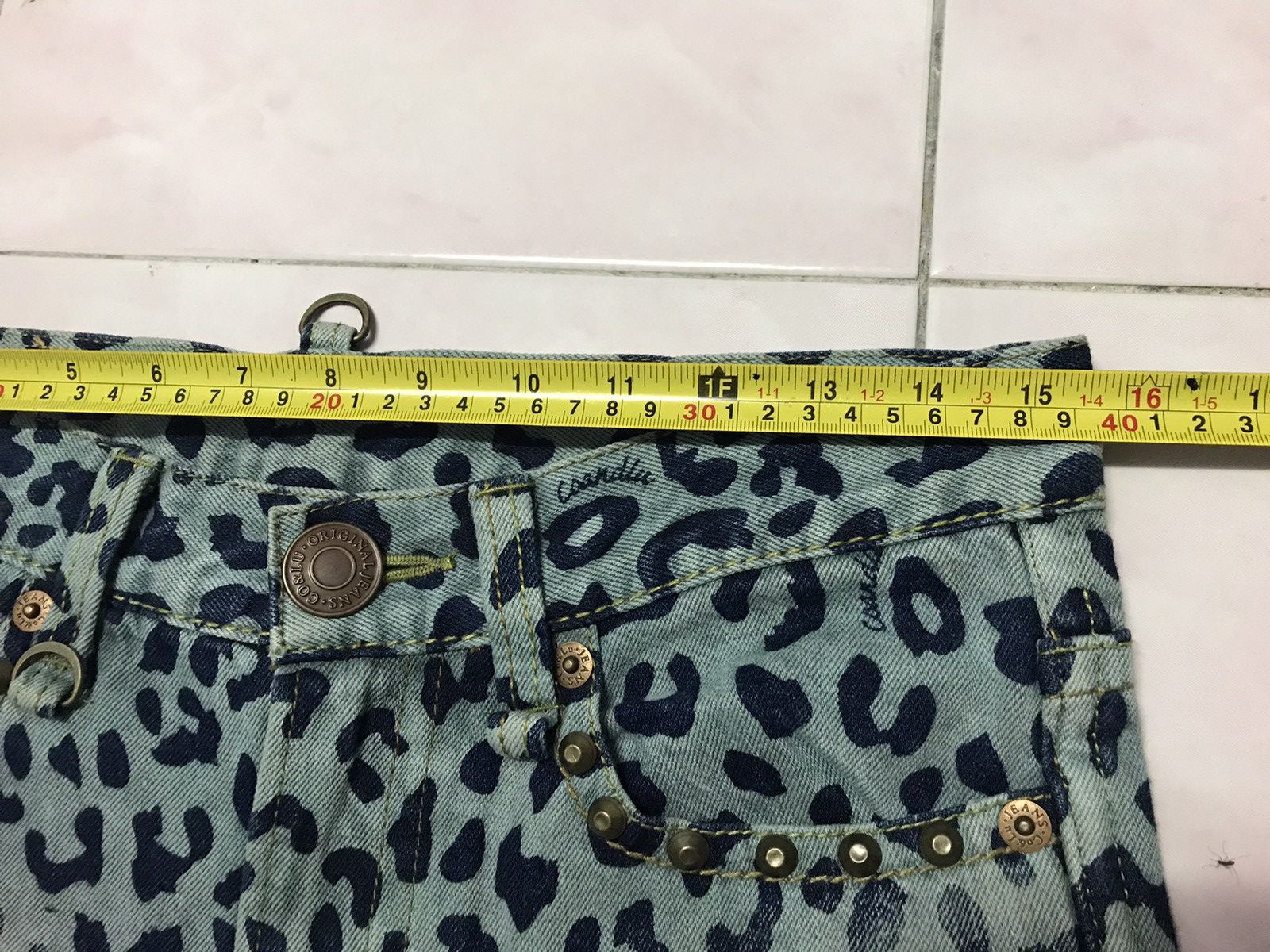 Japanese Brand Co & Lu Nice Design Denim Pants Size 31" - 9 Thumbnail