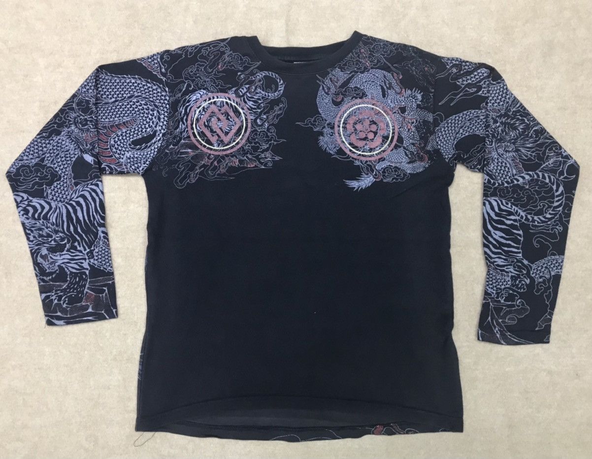 Japanese Brand Japanese brand x Dragon and tigers Long Sleeve Size US M / EU 48-50 / 2 - 2 Thumbnail