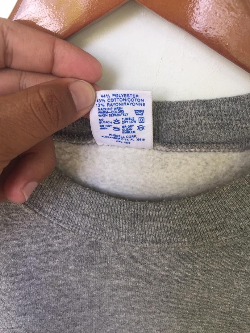 Jerzees × Vintage Vintage JERZEES Rayon Sweatshirt Size On Tag L Size US L / EU 52-54 / 3 - 3 Thumbnail