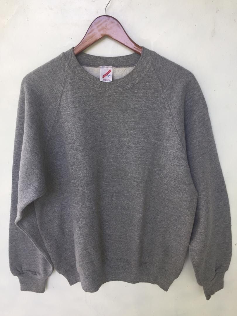 Vintage JERZEES Rayon Sweatshirt Size On Tag L