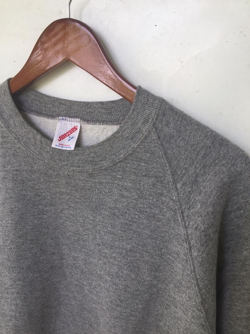 Jerzees × Vintage Vintage JERZEES Rayon Sweatshirt Size On Tag L Size US L / EU 52-54 / 3 - 2 Thumbnail