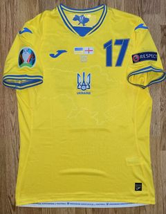 Replica Joma YARMOLENKO #7 Ukraine Home Soccer Jersey 2020