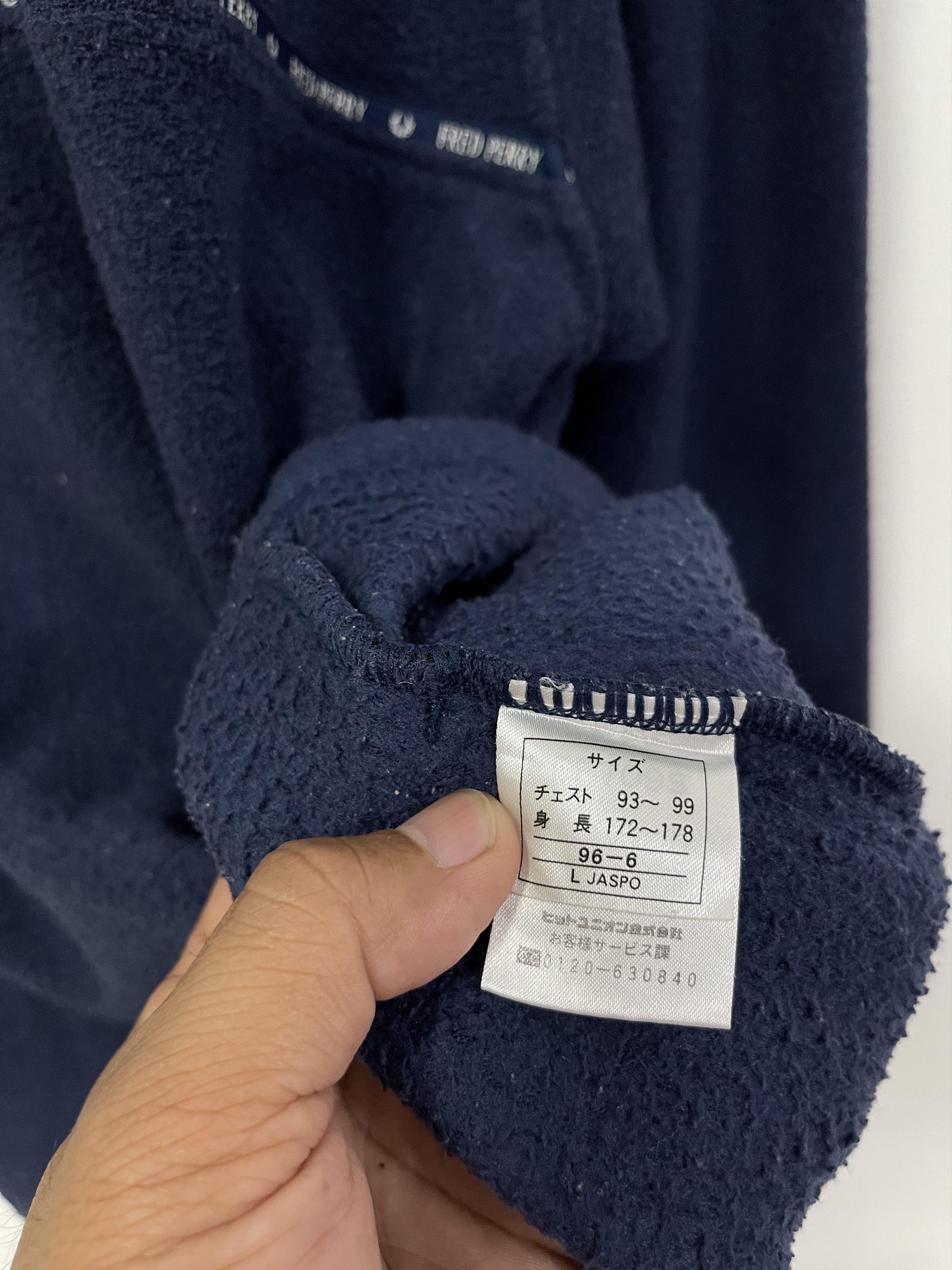 Fred Perry × Vintage Vintage Fred Perry Mini Logo Quarter Zip Fleece Sweatshirt Size US L / EU 52-54 / 3 - 8 Thumbnail