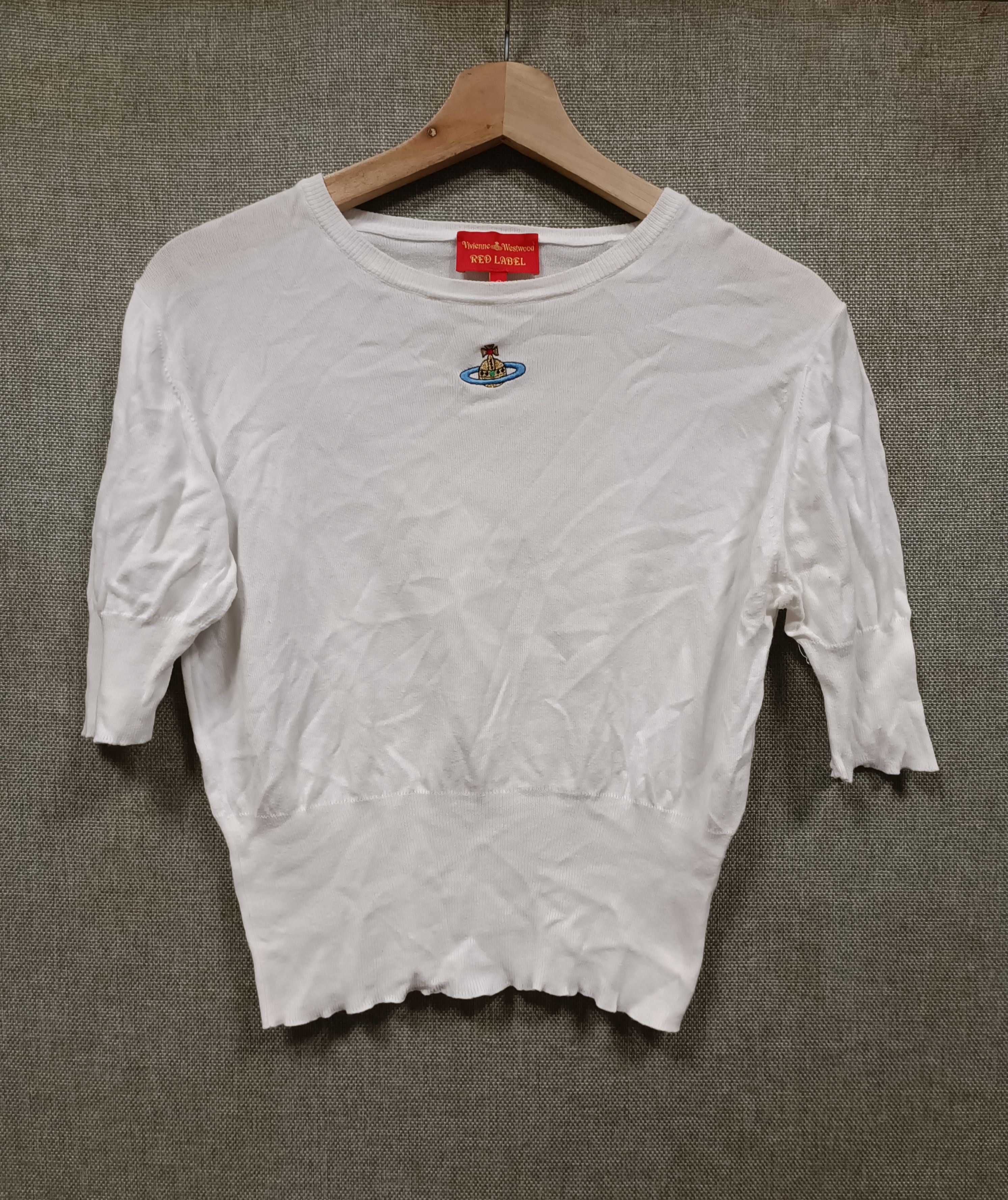 Vivienne Westwood t shirt Vivienne Westwood small logo embroidery Size US S / EU 44-46 / 1 - 1 Thumbnail