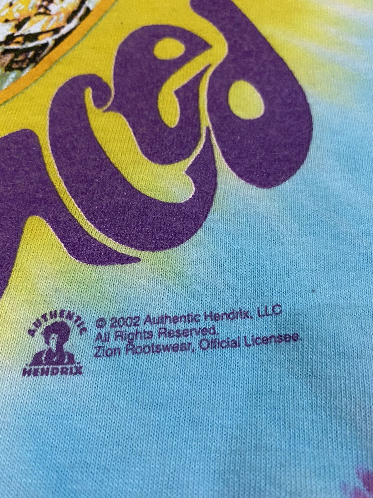 Band Tees × Vintage Vintage Jimi Hendrix Tie Dye Tour shirt Size US M / EU 48-50 / 2 - 5 Thumbnail