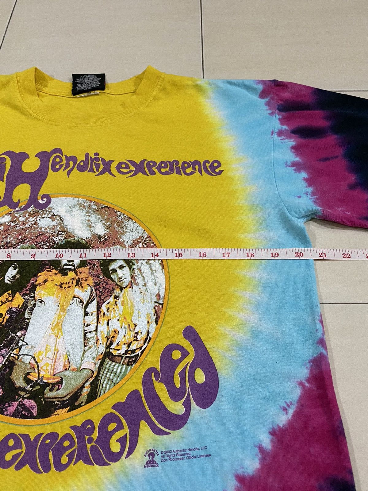 Band Tees × Vintage Vintage Jimi Hendrix Tie Dye Tour shirt Size US M / EU 48-50 / 2 - 10 Thumbnail