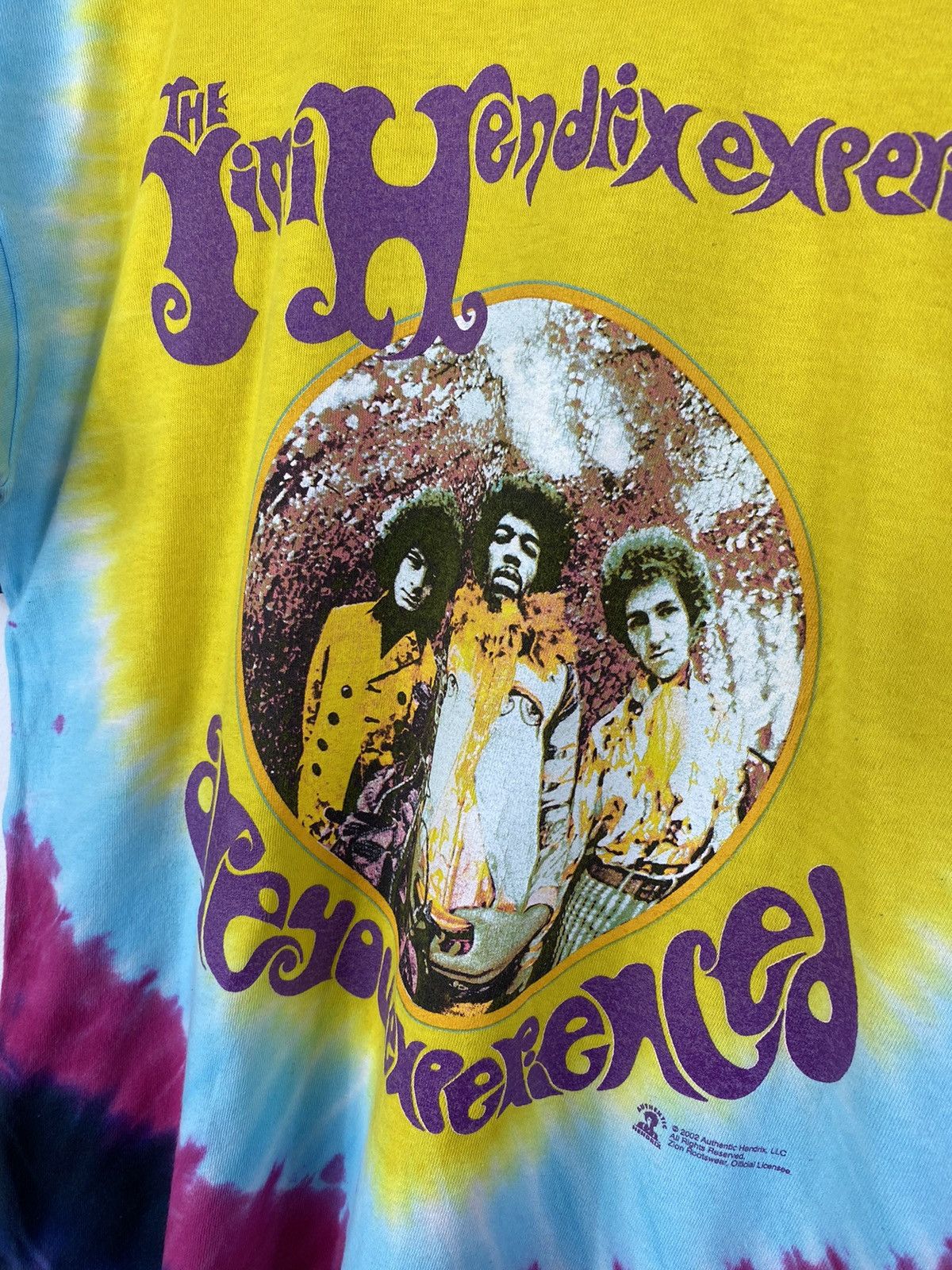 Band Tees × Vintage Vintage Jimi Hendrix Tie Dye Tour shirt Size US M / EU 48-50 / 2 - 8 Thumbnail