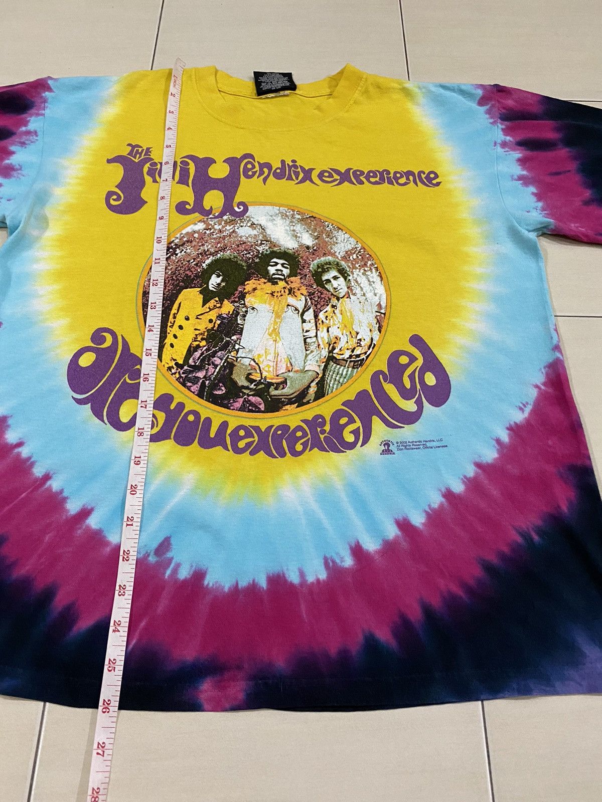 Band Tees × Vintage Vintage Jimi Hendrix Tie Dye Tour shirt Size US M / EU 48-50 / 2 - 11 Thumbnail