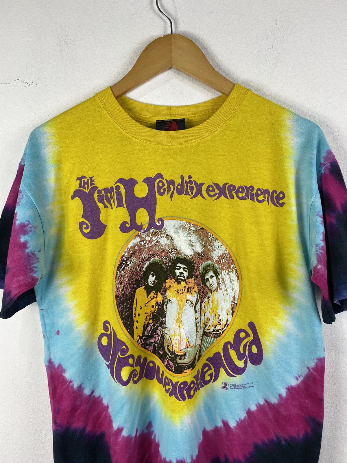 Band Tees × Vintage Vintage Jimi Hendrix Tie Dye Tour shirt Size US M / EU 48-50 / 2 - 7 Thumbnail