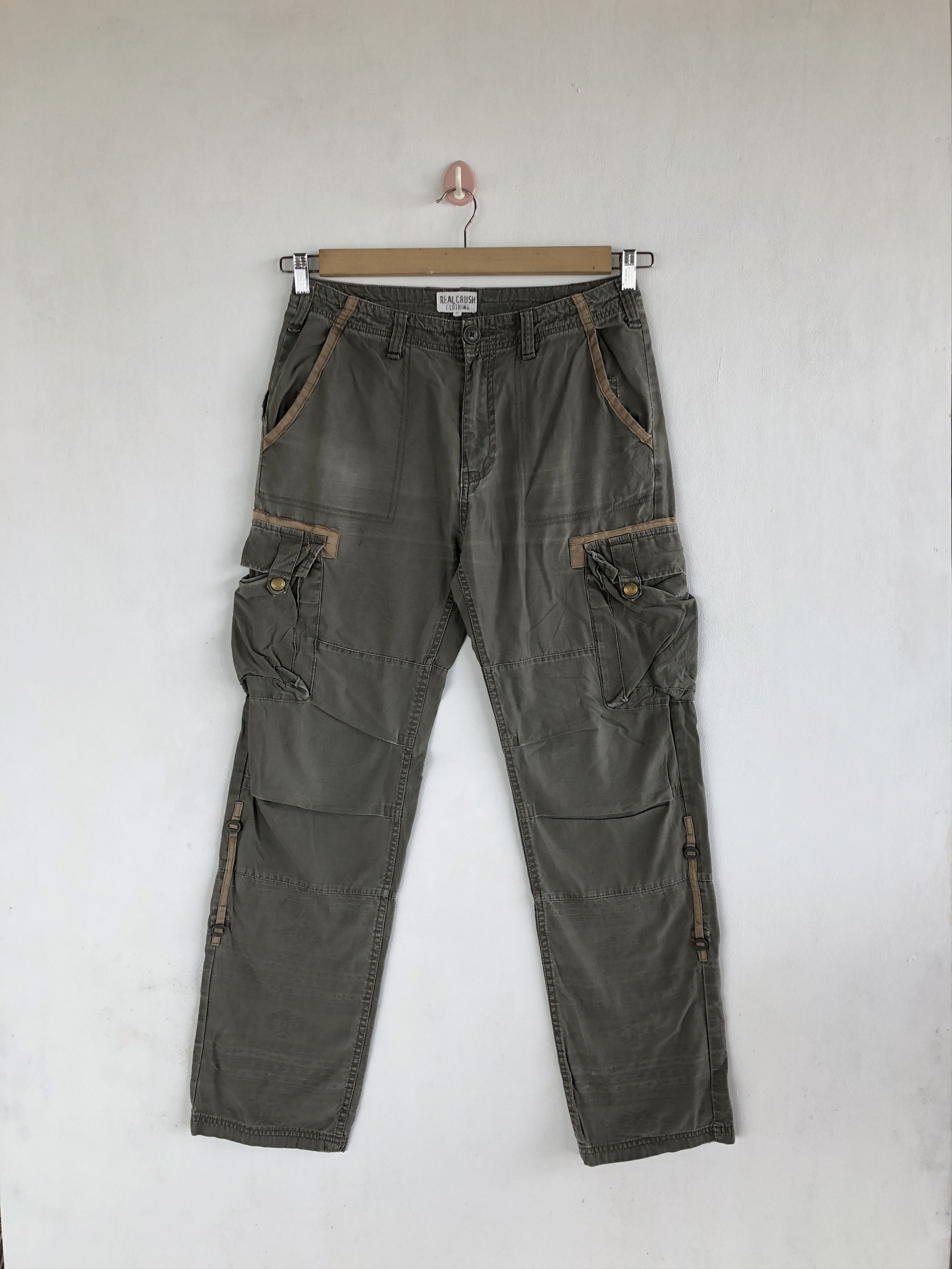 Japanese Brand × Vintage Vintage Japanese Cargo Pants Multi Pocket Utility Trousers Size US 32 / EU 48 - 1 Thumbnail
