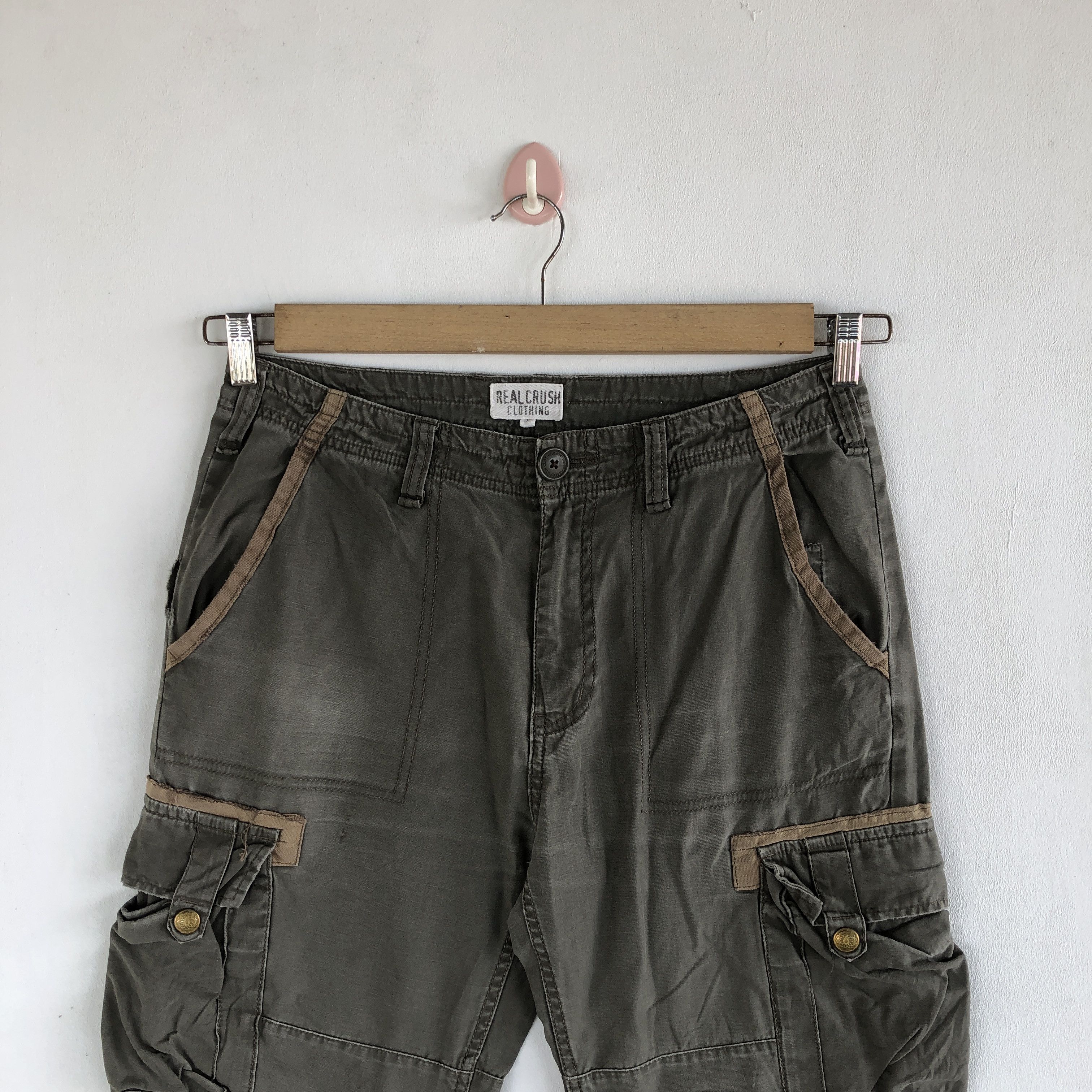 Japanese Brand × Vintage Vintage Japanese Cargo Pants Multi Pocket Utility Trousers Size US 32 / EU 48 - 5 Thumbnail