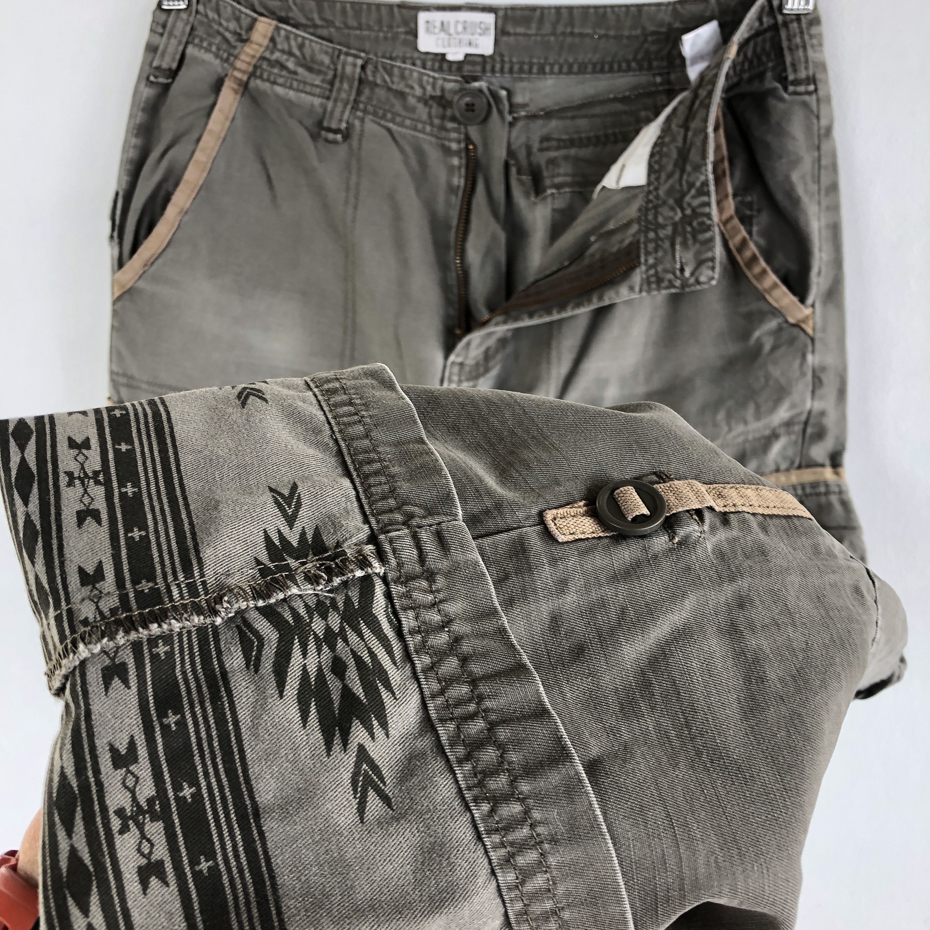 Japanese Brand × Vintage Vintage Japanese Cargo Pants Multi Pocket Utility Trousers Size US 32 / EU 48 - 9 Thumbnail