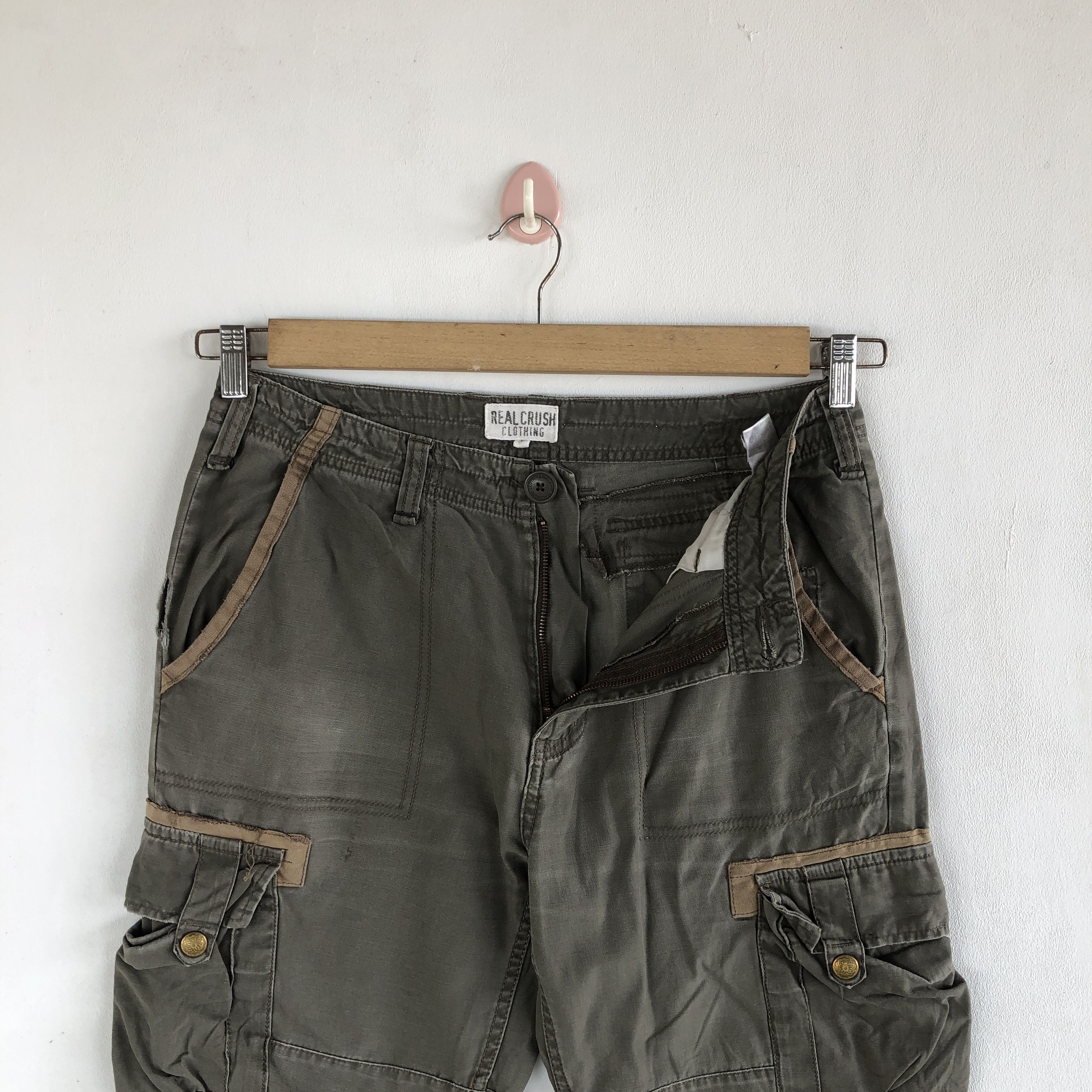 Japanese Brand × Vintage Vintage Japanese Cargo Pants Multi Pocket Utility Trousers Size US 32 / EU 48 - 7 Thumbnail