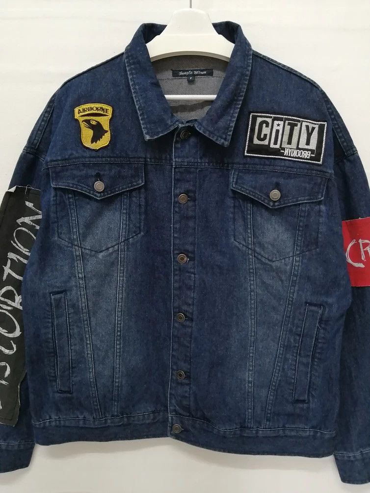 Japanese Brand Japanese Brand JUNGLE STORM Denim Jacket Size US L / EU 52-54 / 3 - 2 Thumbnail