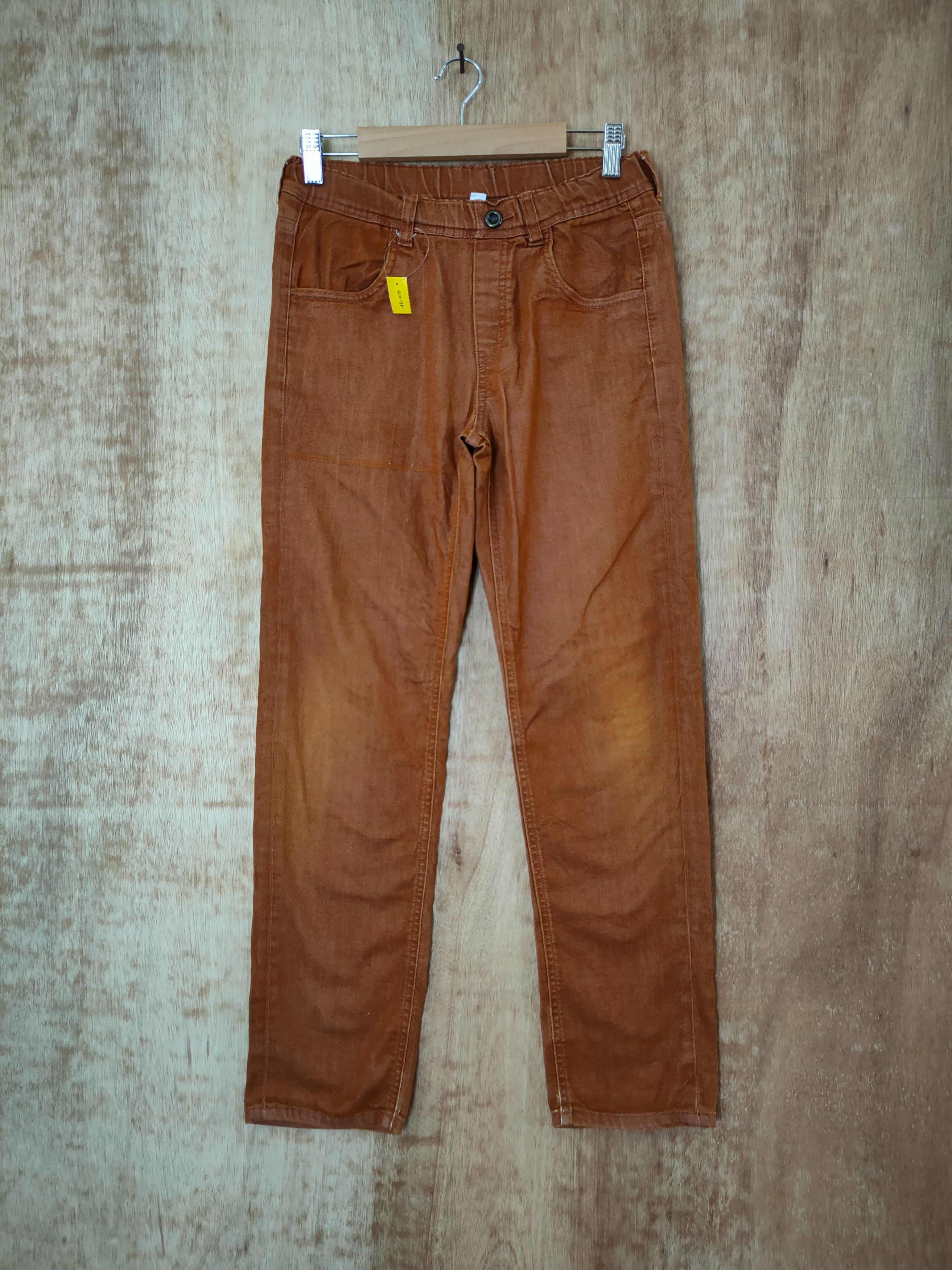 Japanese Brand DL Uniqlo brown vintage streetwear cargo pants #46-318 Size 25" / US 0 / IT 36 - 1 Thumbnail