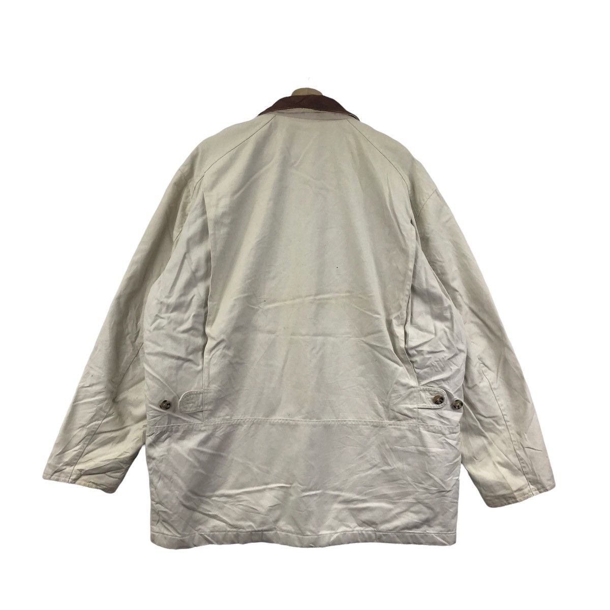 Vintage BACK FIRE SPORTWEAR Wool White Hunting Chore Coat Jacket Size US L / EU 52-54 / 3 - 8 Thumbnail