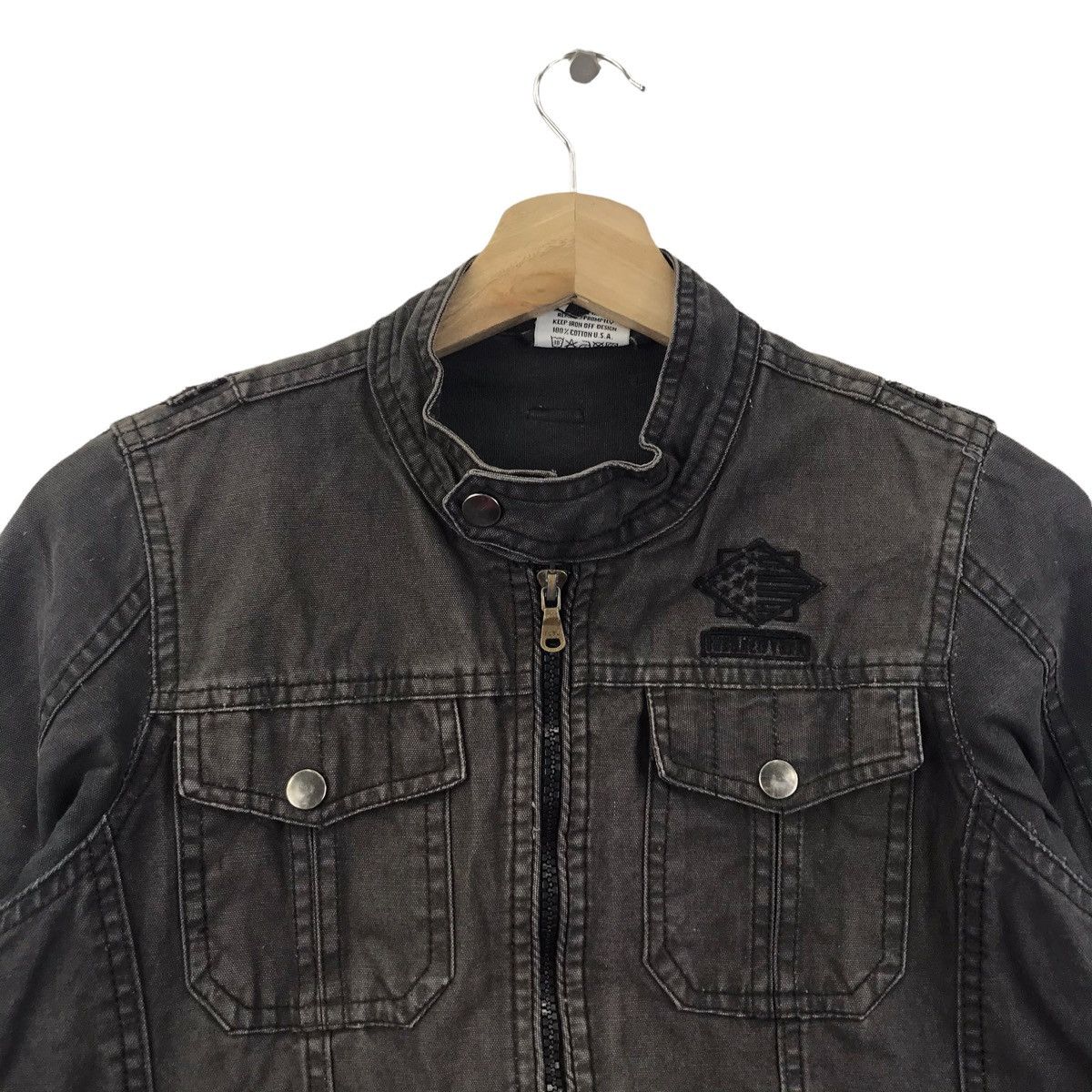 Vintage Vintage FUBU THE COLLECTION Black Jeans Denim Jacket Size US M / EU 48-50 / 2 - 2 Thumbnail