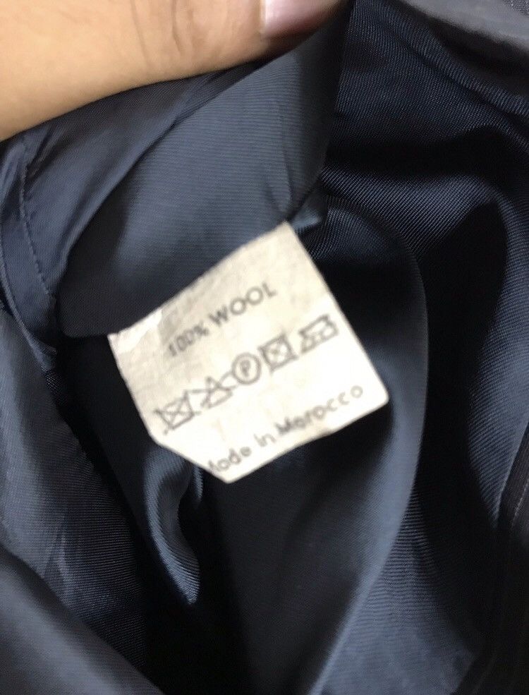 Dries Van Noten Dries Van Noten Burness Pinstripe Distressed Jacket Size US M / EU 48-50 / 2 - 8 Thumbnail