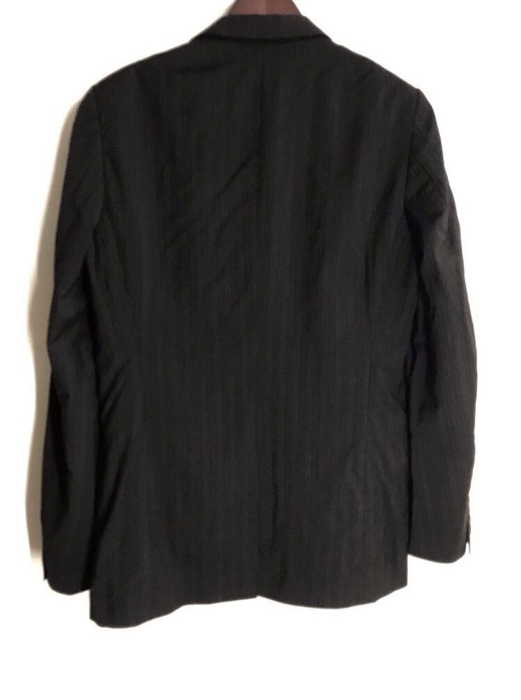 Dries Van Noten Dries Van Noten Burness Pinstripe Distressed Jacket Size US M / EU 48-50 / 2 - 7 Thumbnail