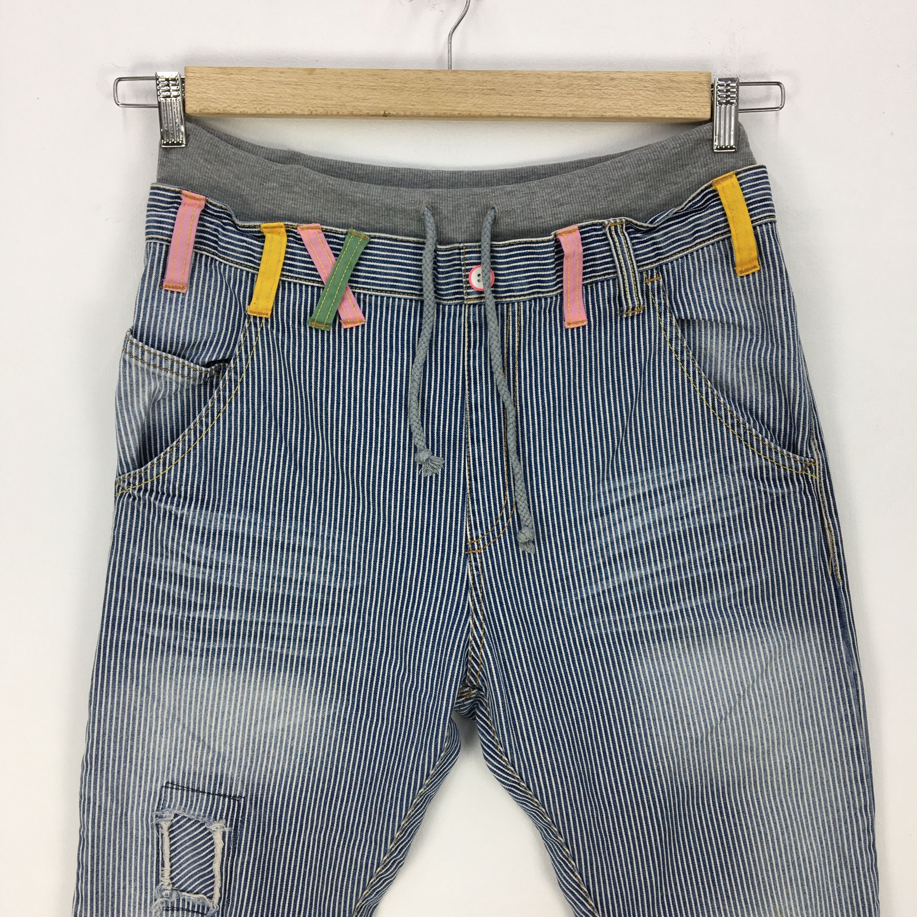 If Six Was Nine × Japanese Brand Japanese Hickory Jeans Jogger Pants Double Waist Pants Size US 34 / EU 50 - 4 Thumbnail