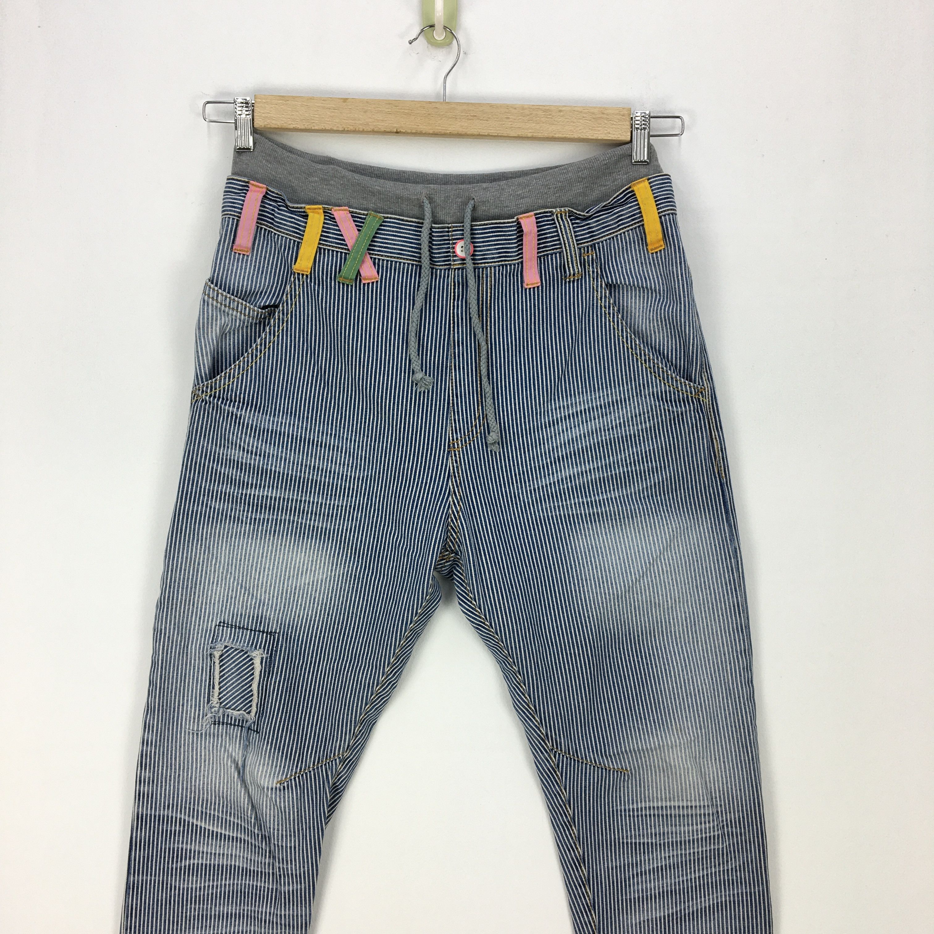 If Six Was Nine × Japanese Brand Japanese Hickory Jeans Jogger Pants Double Waist Pants Size US 34 / EU 50 - 5 Thumbnail