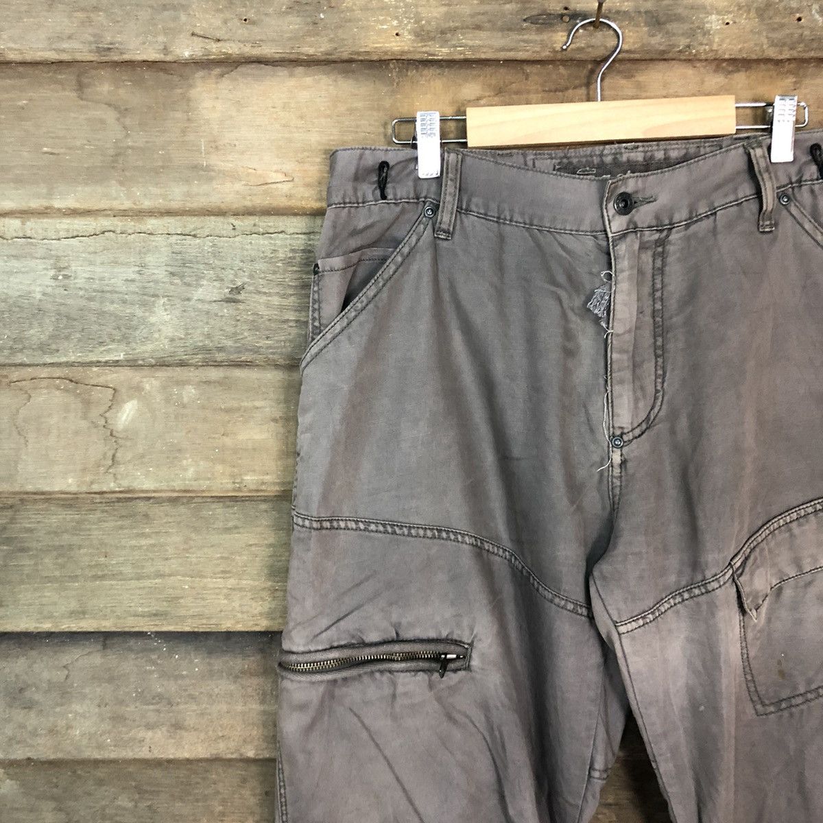 G-Star G.Star Raw Grey Multipocket Double Knee Cargo Pants #A021 Size US 34 / EU 50 - 7 Thumbnail