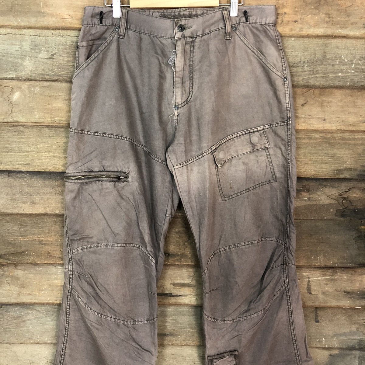 G-Star G.Star Raw Grey Multipocket Double Knee Cargo Pants #A021 Size US 34 / EU 50 - 5 Thumbnail
