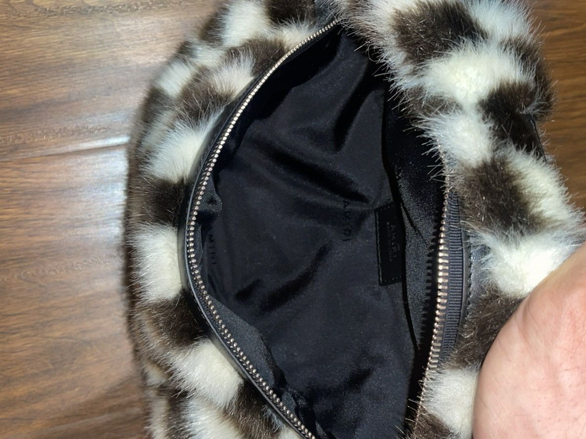 Amiri × Wes Lang AMIRI checkered fur belt bag extremely rare only few made Size ONE SIZE - 11 Thumbnail