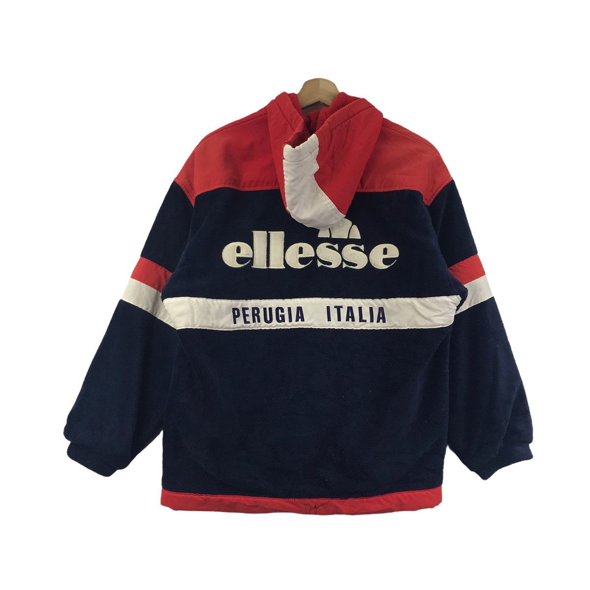 Ellesse ELLESSE PERUGIA ITALIA Red Outdoor Hooded Jacket Size US S / EU 44-46 / 1 - 2 Thumbnail