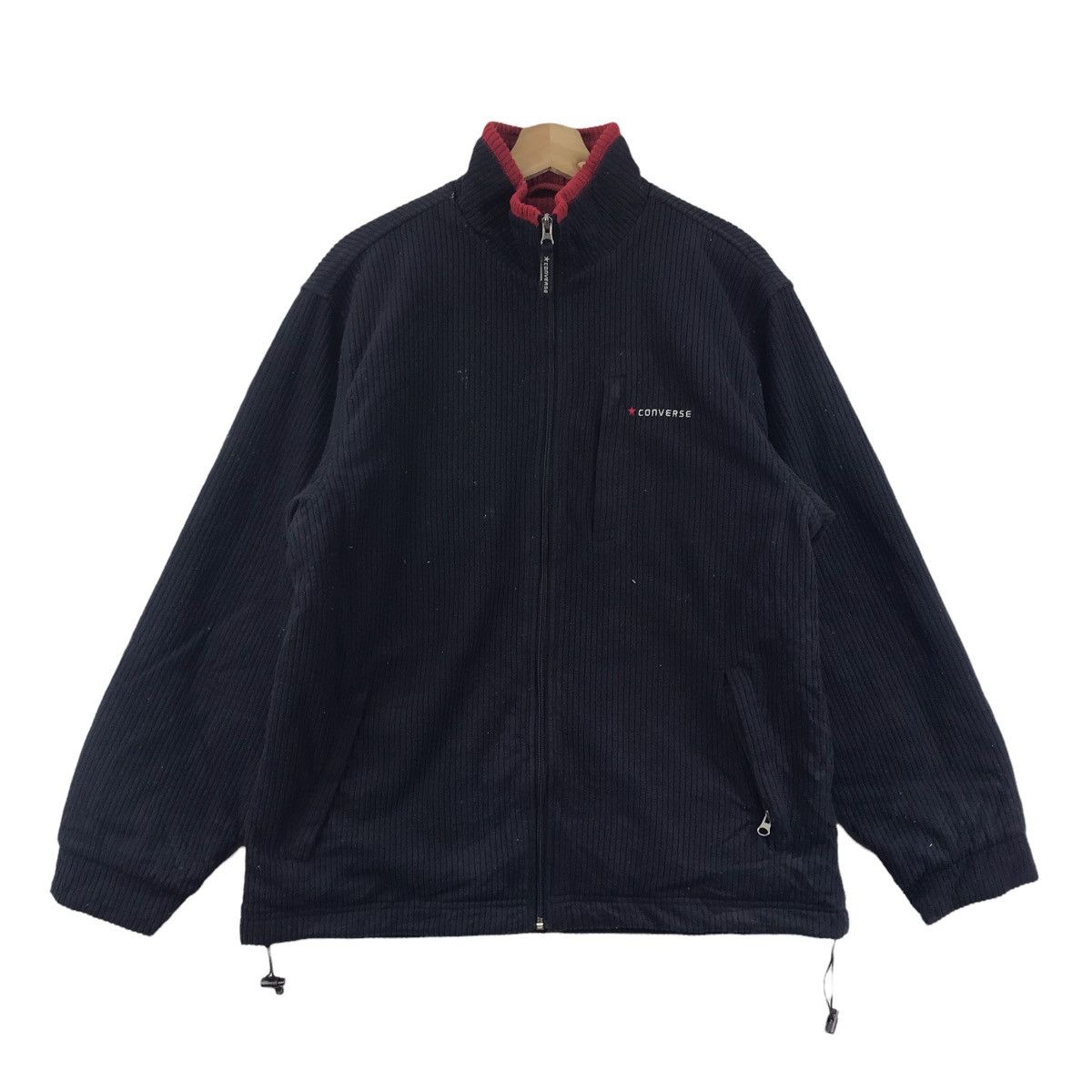 Converse CONVERSE Corduroy Black Jacket Size US L / EU 52-54 / 3 - 1 Thumbnail