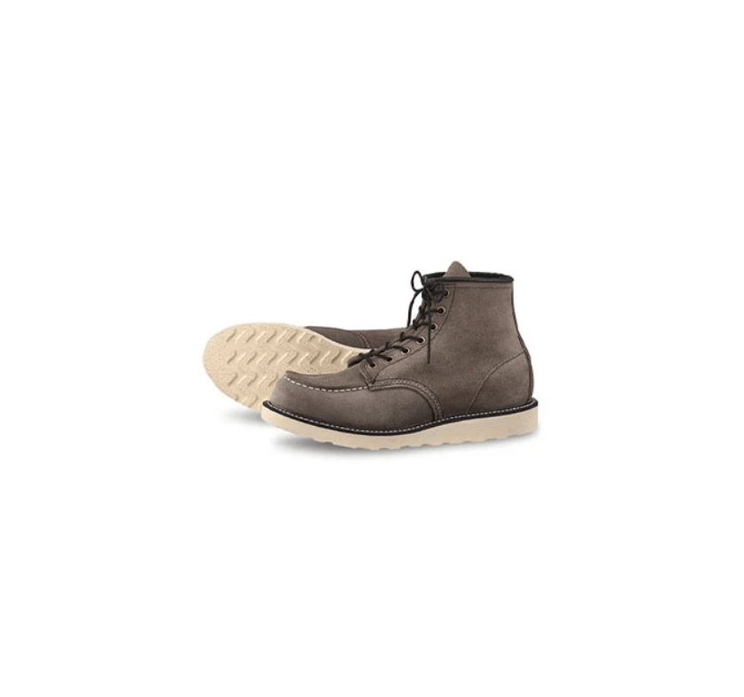 image of Red Wing Shoes 8863 6'' Classic Moc Toe Slate Muleskinner in Grey, Men's (Size 11.5)