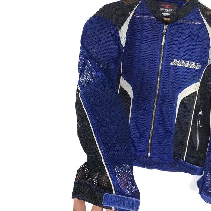 Vintage ROUGH AND ROAD Motocycle Ride Motocross Jacket Size US XL / EU 56 / 4 - 4 Thumbnail