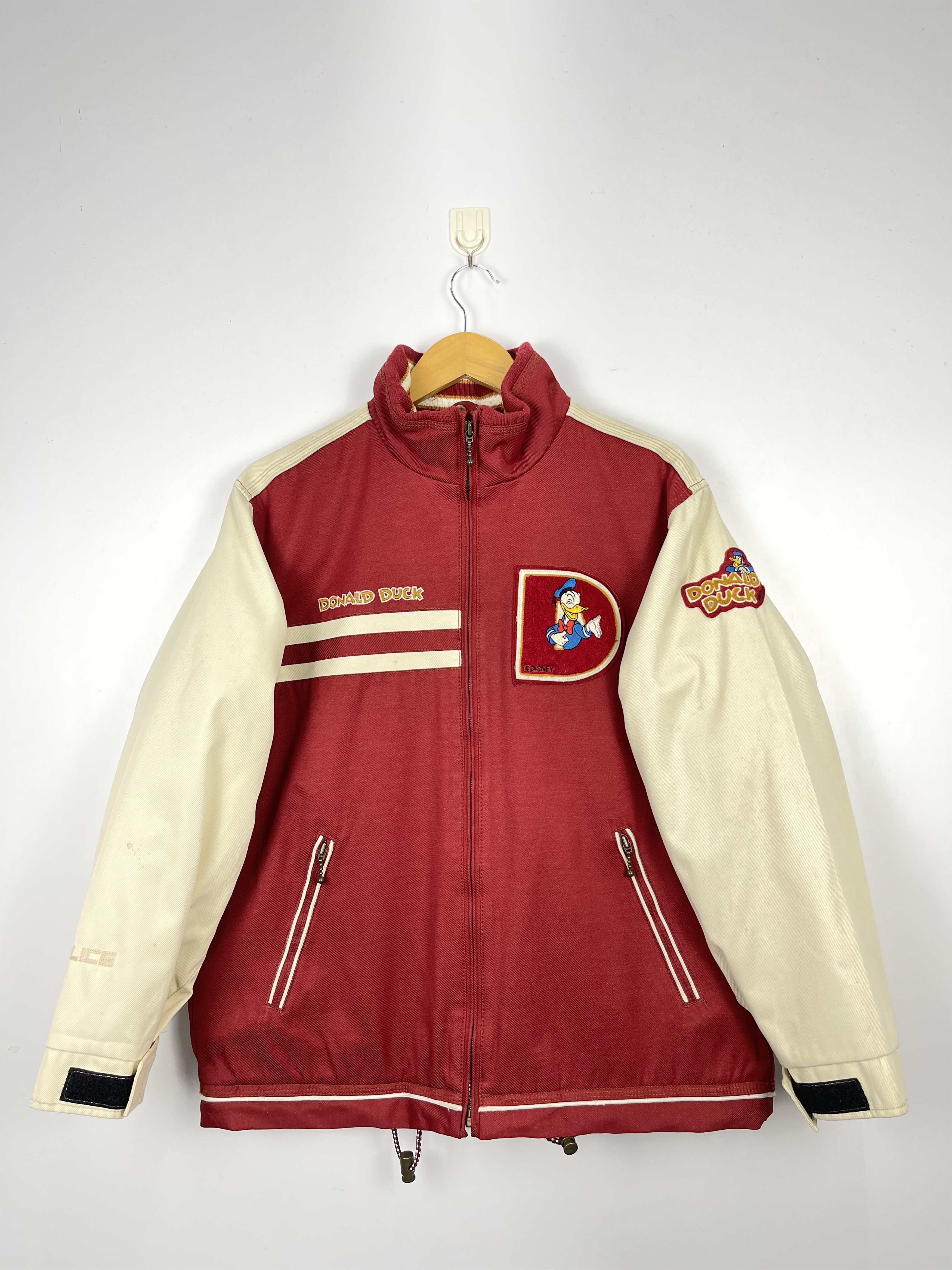 image of Disney Donald Duck Fablice Thinsulate Jacket in Red, Men's (Size Large)