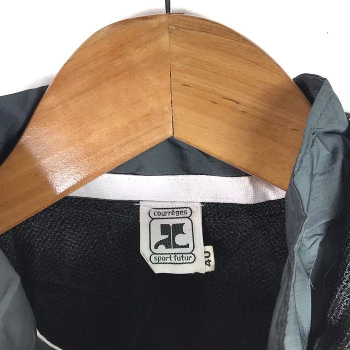 Courreges COURREGES 21 Embroidered Logo Dark Green Sweater Jacket Size US M / EU 48-50 / 2 - 4 Thumbnail