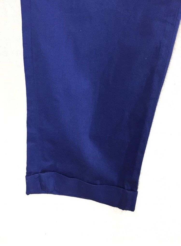 Daniele Alessandrini Italian Brand D.A Indigo Blue Slim fit Chino Pants Size US 32 / EU 48 - 3 Thumbnail