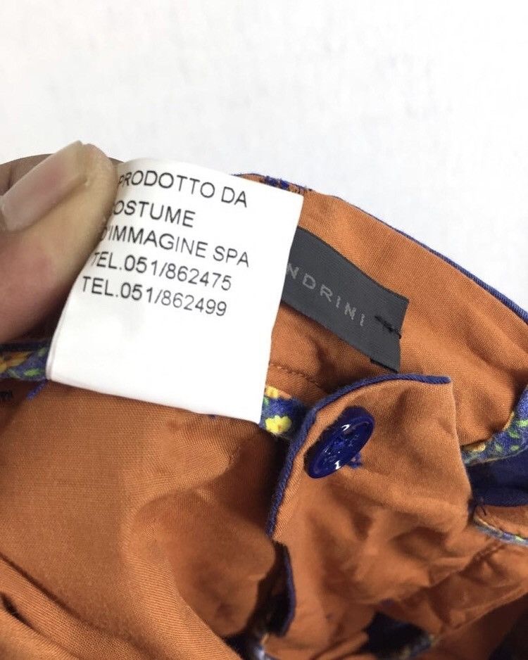 Daniele Alessandrini Italian Brand D.A Indigo Blue Slim fit Chino Pants Size US 32 / EU 48 - 8 Thumbnail