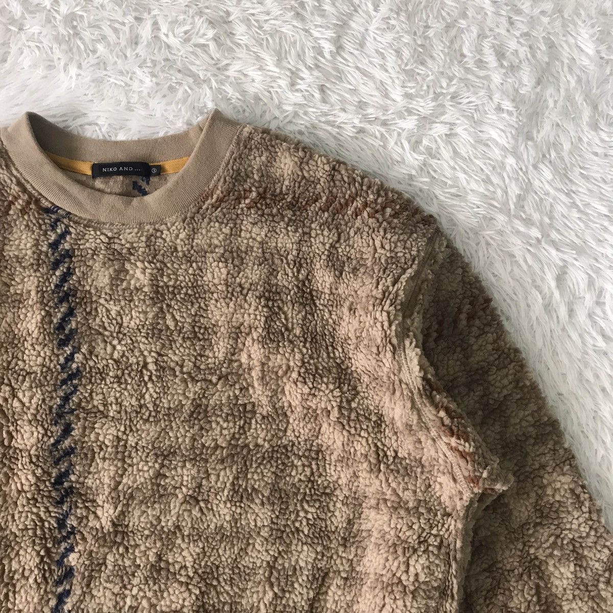 Art Comes First × Japanese Brand 💥Steals💥Niko And... Art Fleece Pile Jumper Size US M / EU 48-50 / 2 - 5 Thumbnail